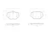 Тормозные колодки brembo P50170