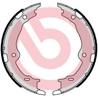 Колодки ручного (стоячого) гальма brembo S83572 на Лексус Ls 460