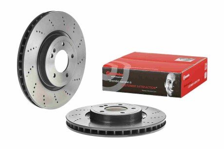 Вентилируемый тормозной диск brembo 09D76311