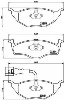 Тормозні (гальмівні) колодки brembo P85 063