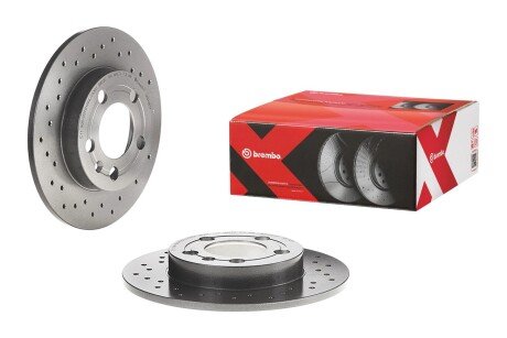 Перфорований гальмівний диск brembo 0891481X