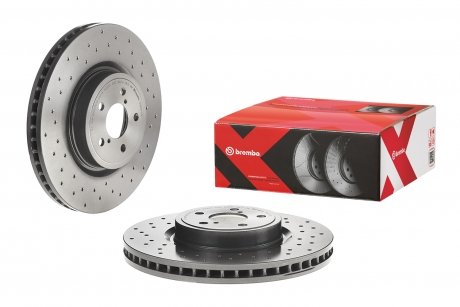 Вентильований гальмівний диск brembo 09.A870.1X