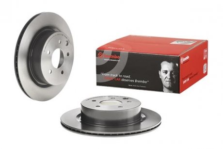 Вентилируемый тормозной диск brembo 09B52211 на Infiniti EX