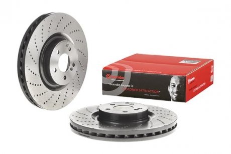 Вентилируемый тормозной диск brembo 09.B769.51