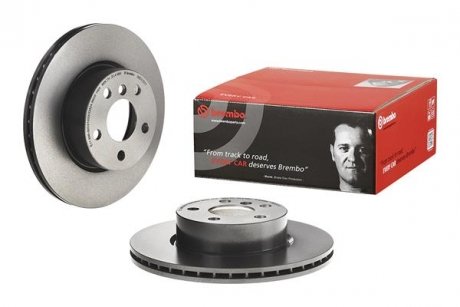 Вентилируемый тормозной диск brembo 09D11311