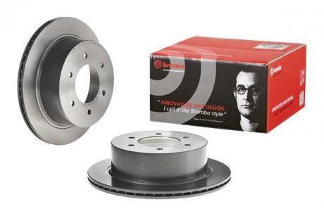 Вентилируемый тормозной диск brembo 09.D413.11