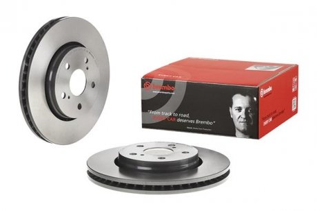 Вентилируемый тормозной диск brembo 09D41711