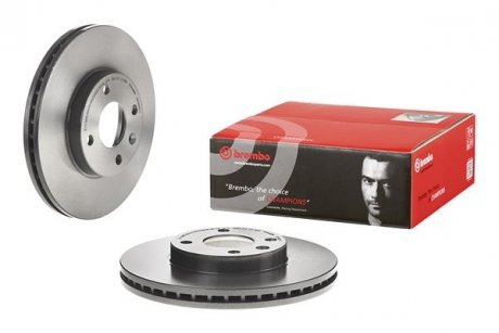 Вентилируемый тормозной диск brembo 09D42611