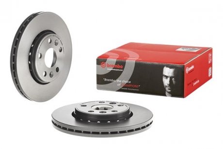 Вентилируемый тормозной диск brembo 09.D509.11