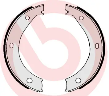 Колодки ручного (стоячого) тормоза brembo S06503 Бмв E28