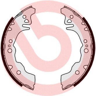 Колодки ручного (стоячого) тормоза brembo S16515 на Рено Клио 2