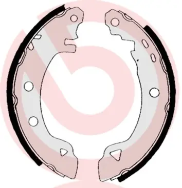 Колодки ручного (стоячого) тормоза brembo S23 507