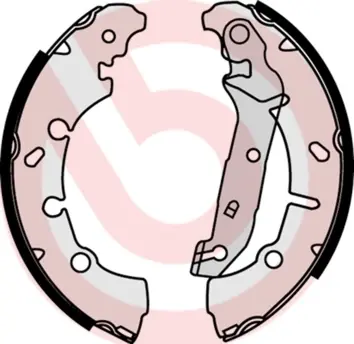 Колодки ручного (стоячого) тормоза brembo S24 532