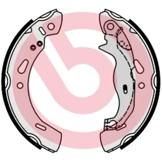Колодки ручного (стоячого) тормоза brembo S24548