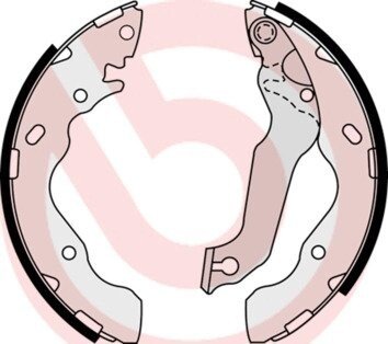 Колодки ручного (стоячого) гальма brembo S30511