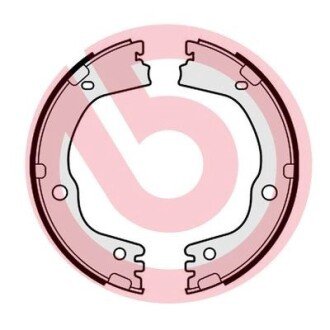 Колодки ручного (стоячого) тормоза brembo S30543