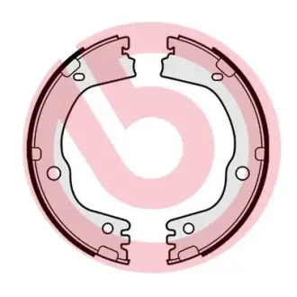 Колодки ручного (стоячого) тормоза brembo S30 543