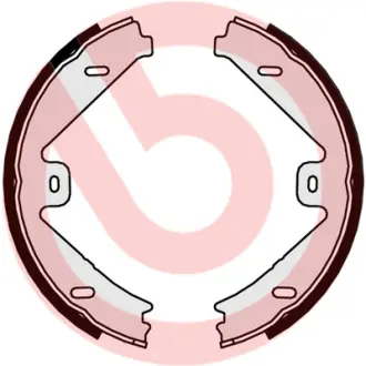 Колодки ручного (стоячого) гальма Brembo S50525