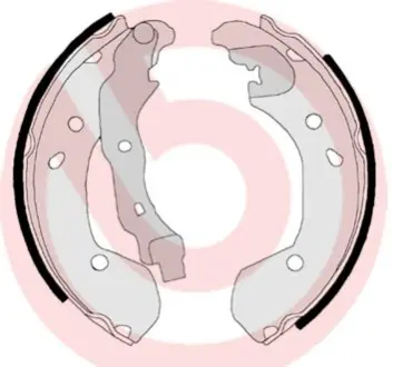 Колодки ручного (стоячого) гальма Brembo S56510