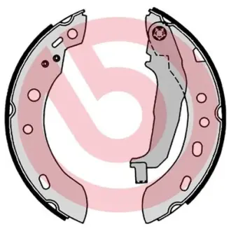 Колодки ручного (стоячого) тормоза brembo S56 551
