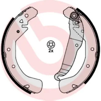 Колодки ручного (стоячого) гальма Brembo S59517
