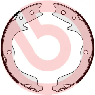 Колодки ручного (стоячого) тормоза brembo S61542