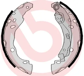 Колодки ручного (стоячого) гальма Brembo S68525 (фото 1)