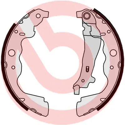 Колодки ручного (стоячого) тормоза brembo S68546