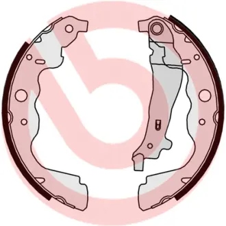 Колодки ручного (стоячого) тормоза brembo S68546