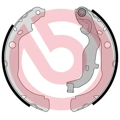 Колодки ручного (стоячого) гальма Brembo S68549 (фото 1)