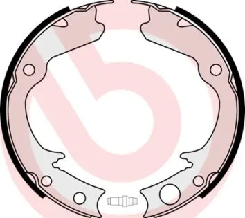 Колодки ручного (стоячого) тормоза brembo S78508