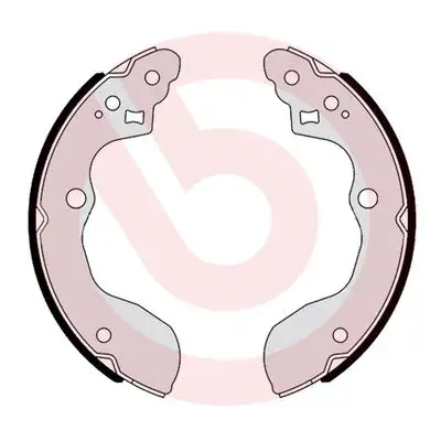 Колодки ручного (стоячого) гальма Brembo S79526 (фото 1)