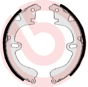 Колодки ручного (стоячого) гальма Brembo S83 506 (фото 1)