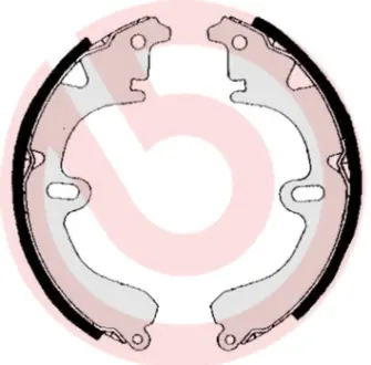 Колодки ручного (стоячого) тормоза brembo S83 506
