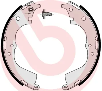 Колодки ручного (стоячого) гальма Brembo S83537