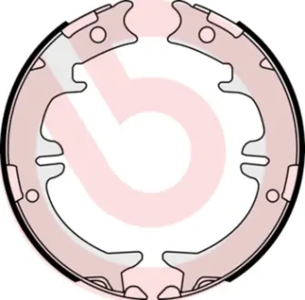 Колодки ручного (стоячого) гальма Brembo S83542