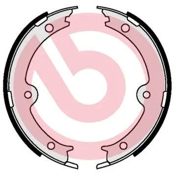 Колодки ручного (стоячого) гальма Brembo S83564 (фото 1)