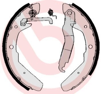 Колодки ручного (стоячого) тормоза brembo S85 517 на Фольксваген Транспортер т3