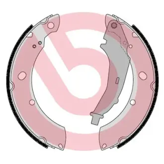 Колодки ручного (стоячого) тормоза brembo S85544