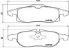 Передні тормозні (гальмівні) колодки brembo P10 011