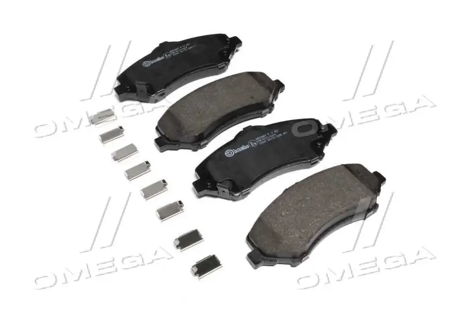 Передні тормозні (гальмівні) колодки Brembo P11022 (фото 1)