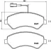 Передні тормозні (гальмівні) колодки Brembo P23 136 (фото 1)