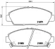Передні тормозні (гальмівні) колодки Brembo P28021 (фото 1)