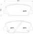 Передние тормозные колодки brembo P30065