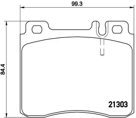 Передні тормозні (гальмівні) колодки Brembo P50018 (фото 1)