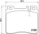 Передні тормозні (гальмівні) колодки Brembo P50018 (фото 1)