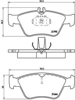 Передні тормозні (гальмівні) колодки brembo P50023