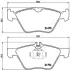 Передние тормозные колодки brembo P50026