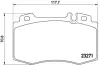 Передние тормозные колодки brembo P50041