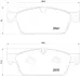 Передні тормозні (гальмівні) колодки Brembo P50112 (фото 1)